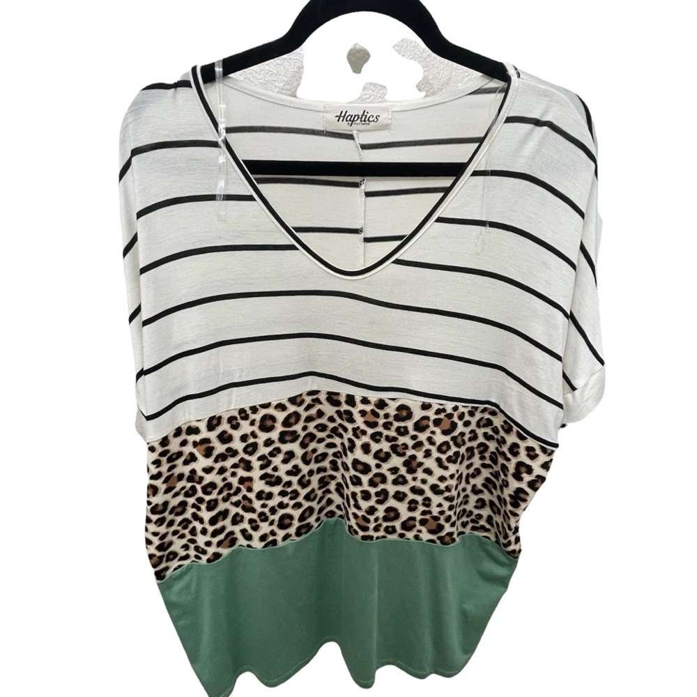 (PLUS) Color Block Tee